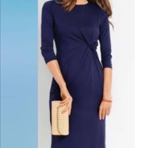 J. McLaughlin Sia Dress in Winter Navy Size XS